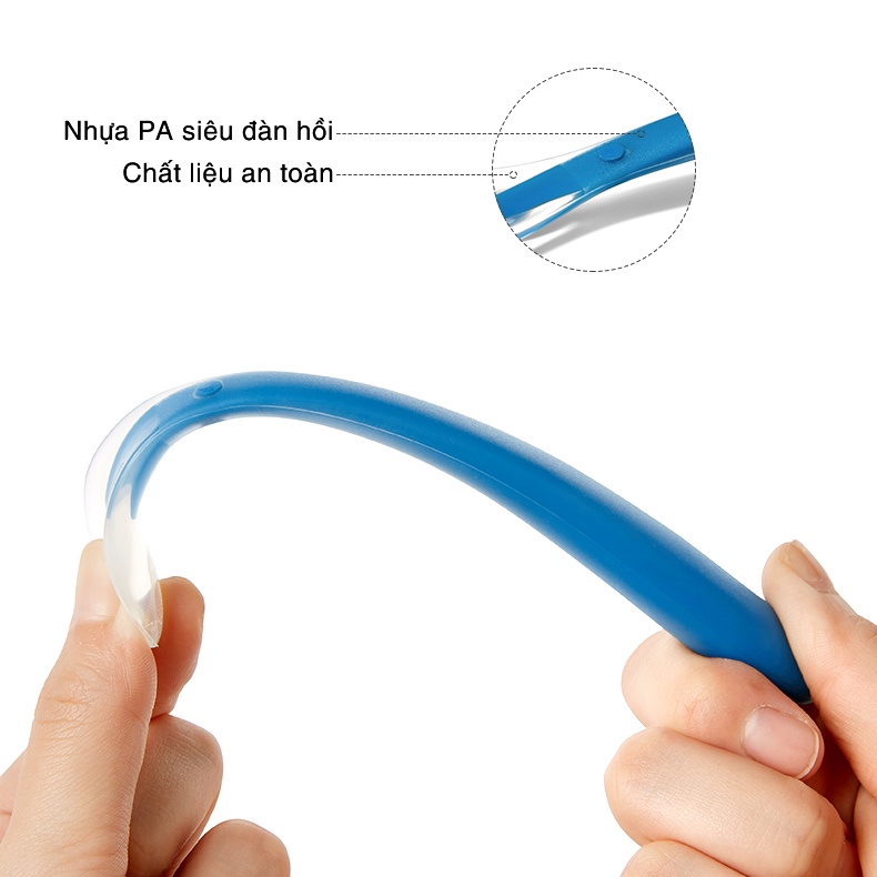 Combo 3 Thìa ăn dặm silicon cao cấp KUB, muỗng ăn dặm có thể thay đổi màu sắc cho bé KUB OFFICIAL
