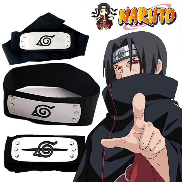 Băng Đô Cài Tóc Hình Nhân Vật Naruto Kakashi Sasuke