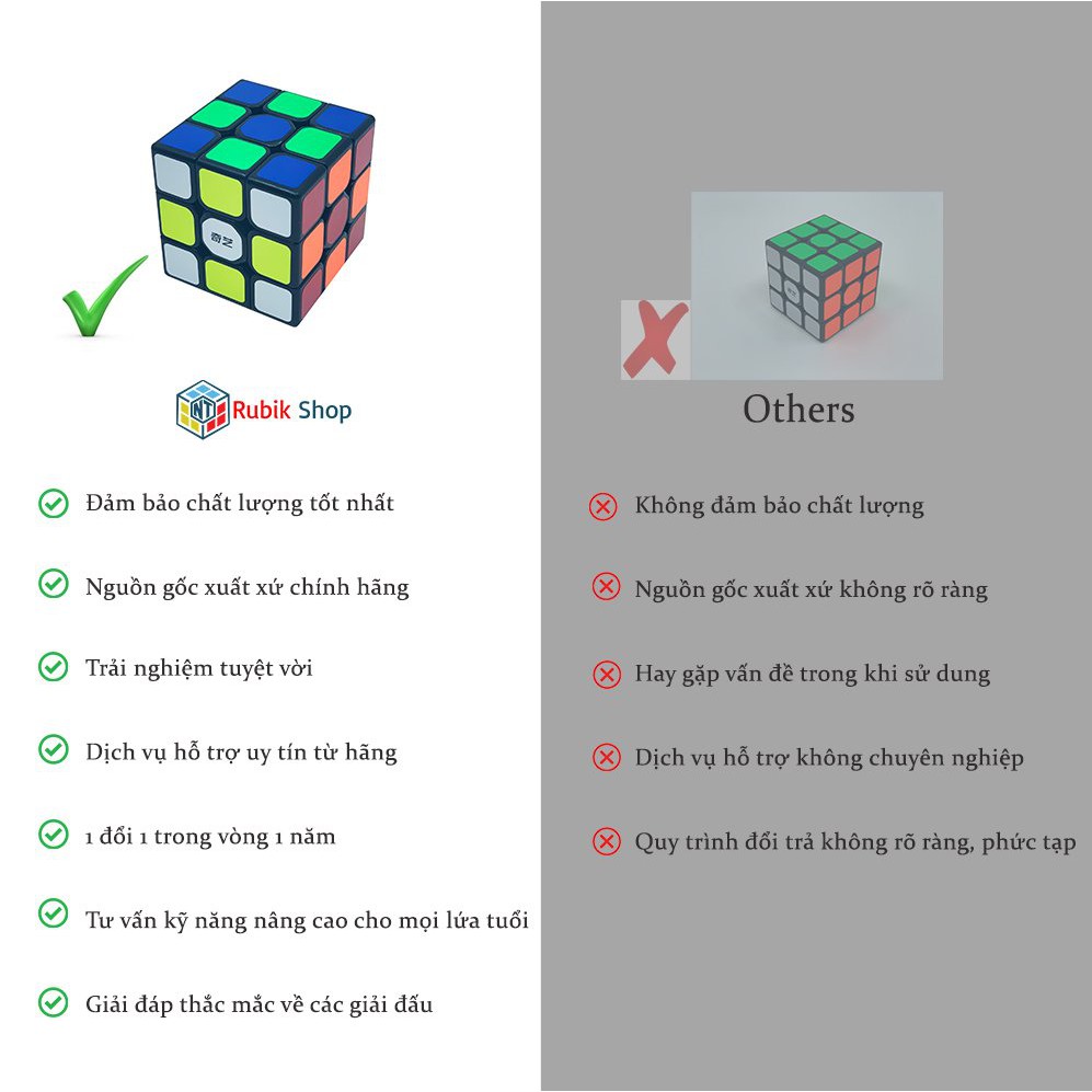 [Mã 12LSSALE giảm 100% đơn 50k] Đồ chơi rubik 3x3x3 - QiYi Sail W 3x3x3 Black/ White (Màu Đen/ Trắng)