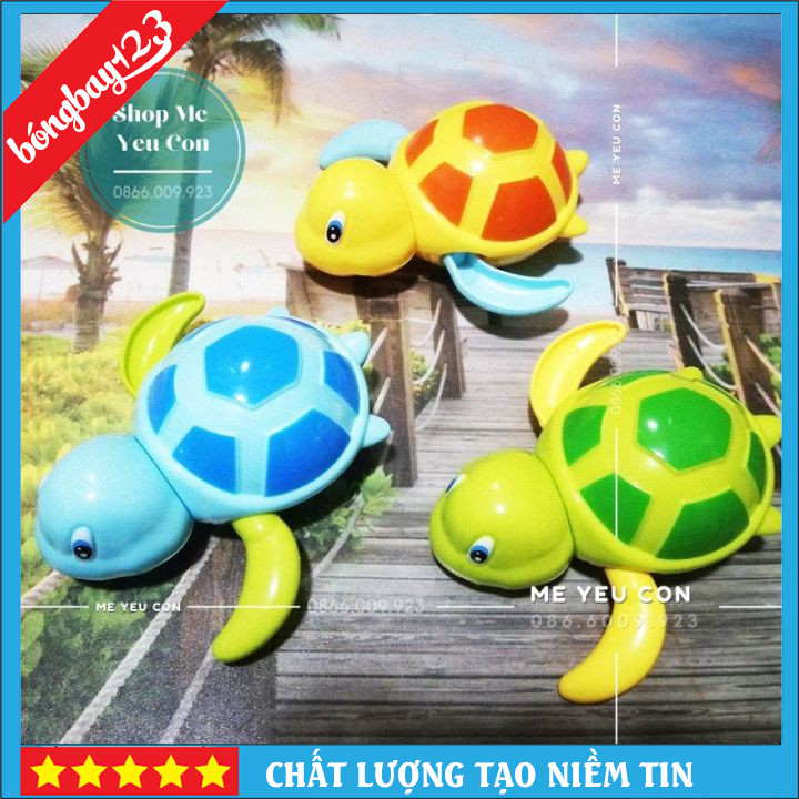 Chú Rùa Bơi Vặn Cót - Đồ Chơi Nhà Tắm Ngộ Nghĩnh Cho Bé Yêu  - shopmeyeucon3011