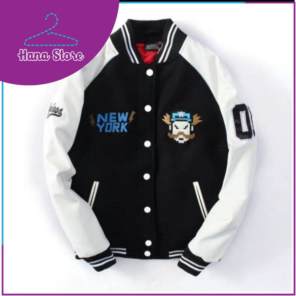 Áo khoác dù bomber thêu cao cấp - bomber jacket - Hana Store | BigBuy360 - bigbuy360.vn