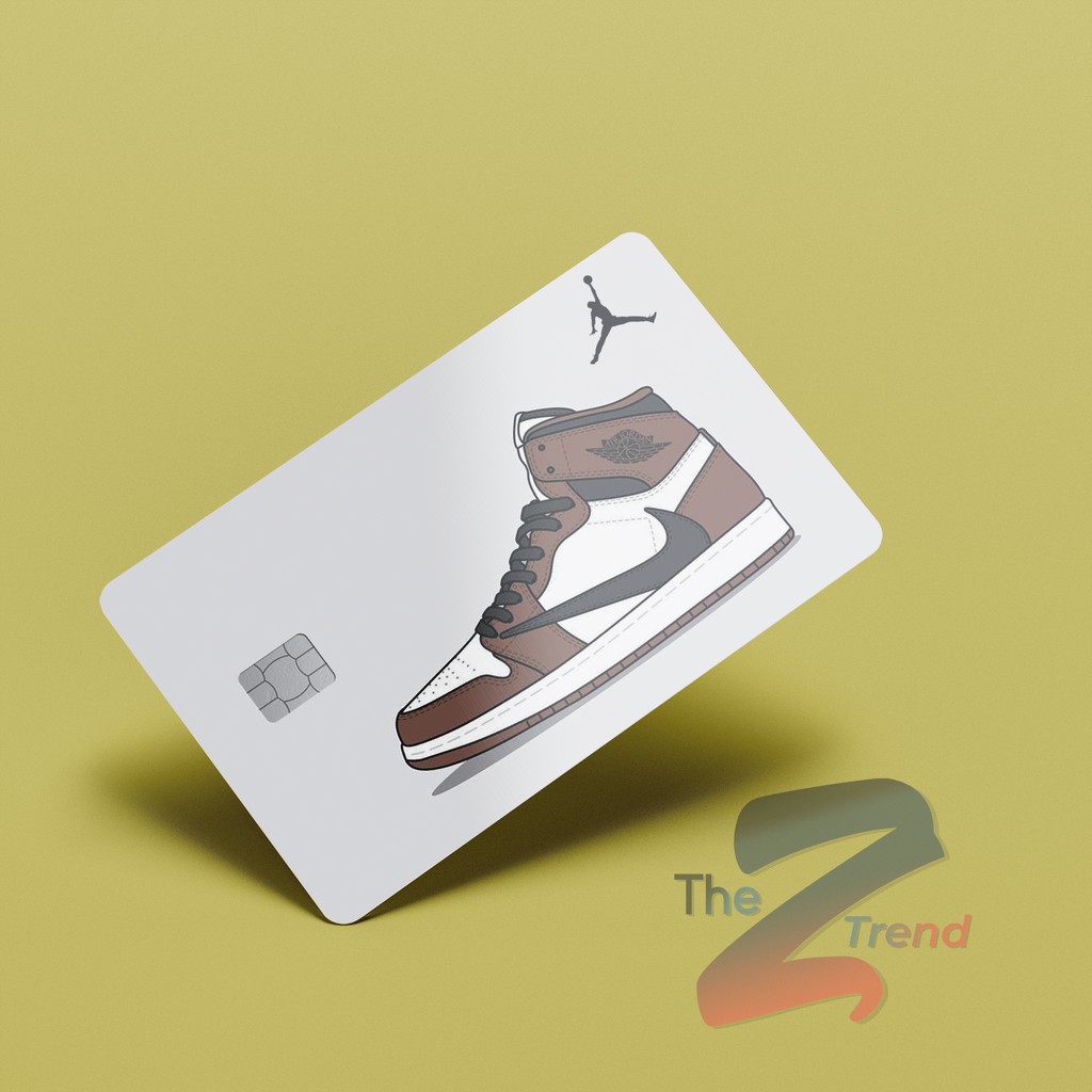 Miếng dán thẻ ngân hàng/ Dán thẻ ATM The Z Trend - Jordan Sneakers