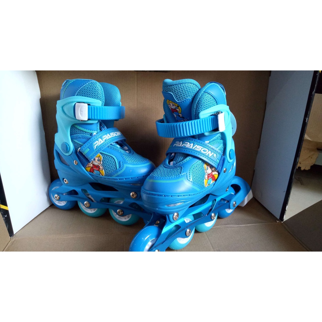 Giày Patin Trẻ Em Centosy - Papaison Kids Chính Hãng, Tặng Kèm Bảo Hộ Tay Chân, Điều Chỉnh Được Size