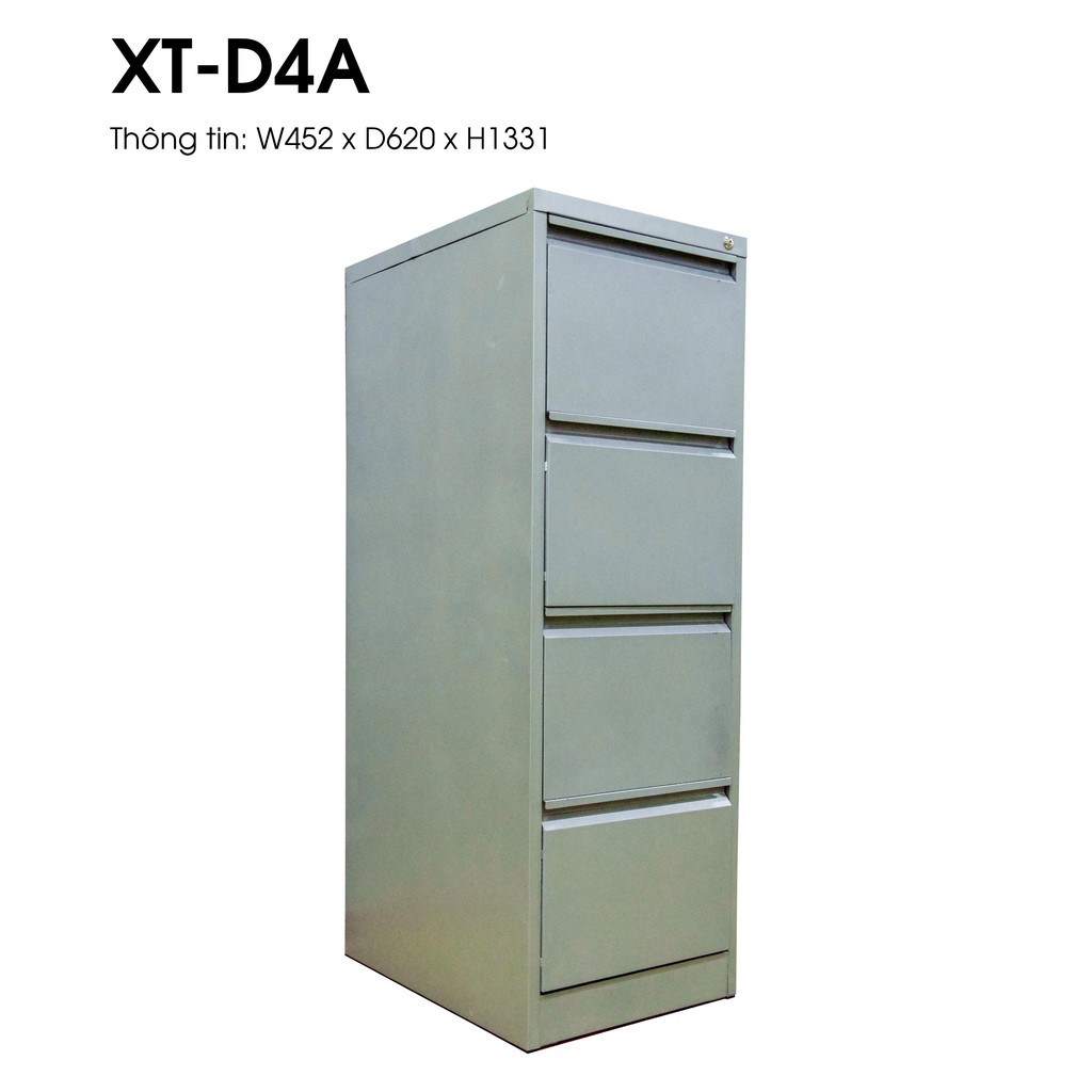 Tủ sắt đựng tài liệu lắp ghép 4 ngăn XT-D4A