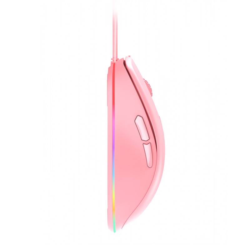 Chuột Gaming DAREU EM908 RGB Black/Pink/White - Hàng Chính Hãng