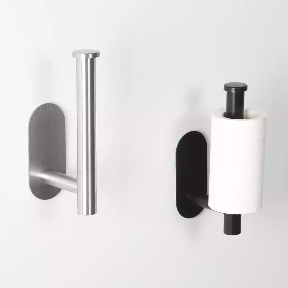 Giá Inox - Taky, Dán Tường Treo Cuộn Giấy Vệ Sinh Trong Toilet Cao Cấp, Tiện Dụng Và Không Khoan Tường - 4075