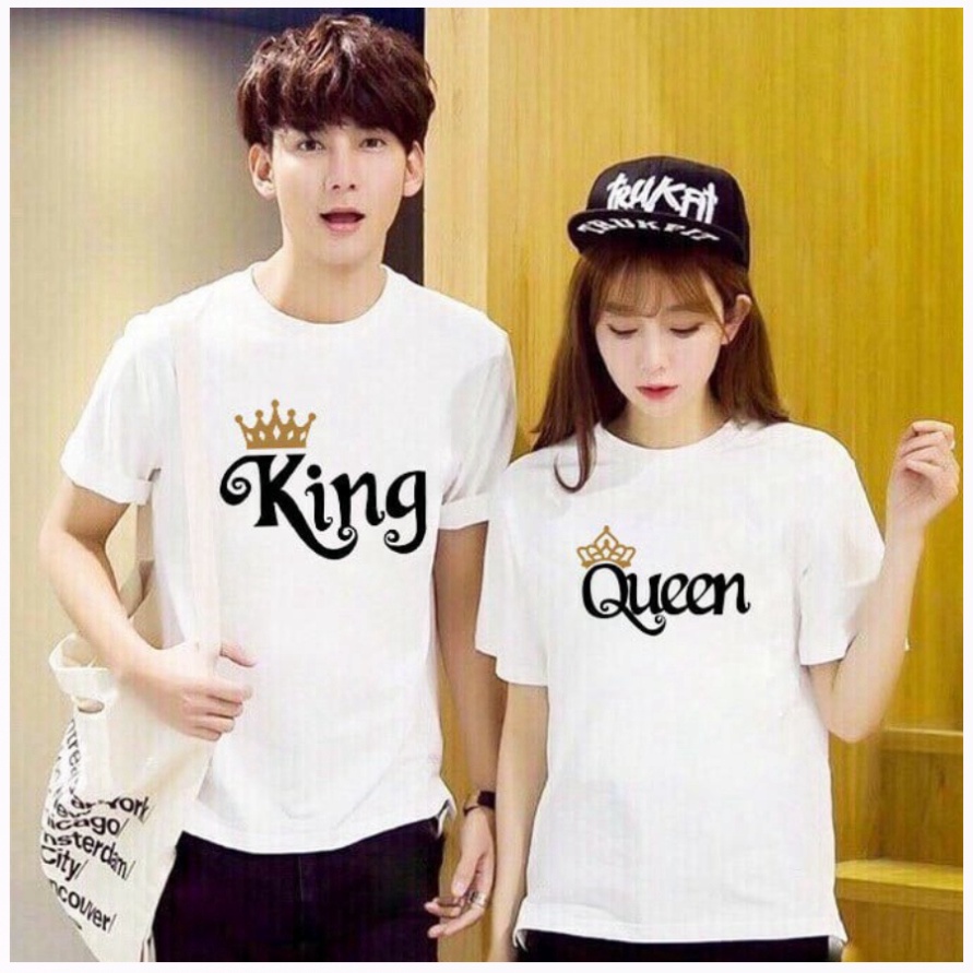 Áo Thun Cặp Đôi Tình Yêu Nam Nữ, Bạn Thân Đẹp Giá Rẻ Đáng Yêu Siêu Xinh, Vải Cotton Mềm Mịn Thoáng Mát In ❤️YOU - ME❤️ M