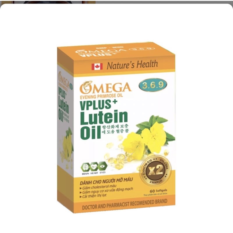 Bổ mắt Omega 369 Vplus Lutein Stp