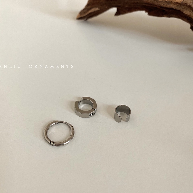 No Khuyên Kẹp Tai Phong Cách hip hop Đơn Giản Cá Tính Cho Nam Và Nữ