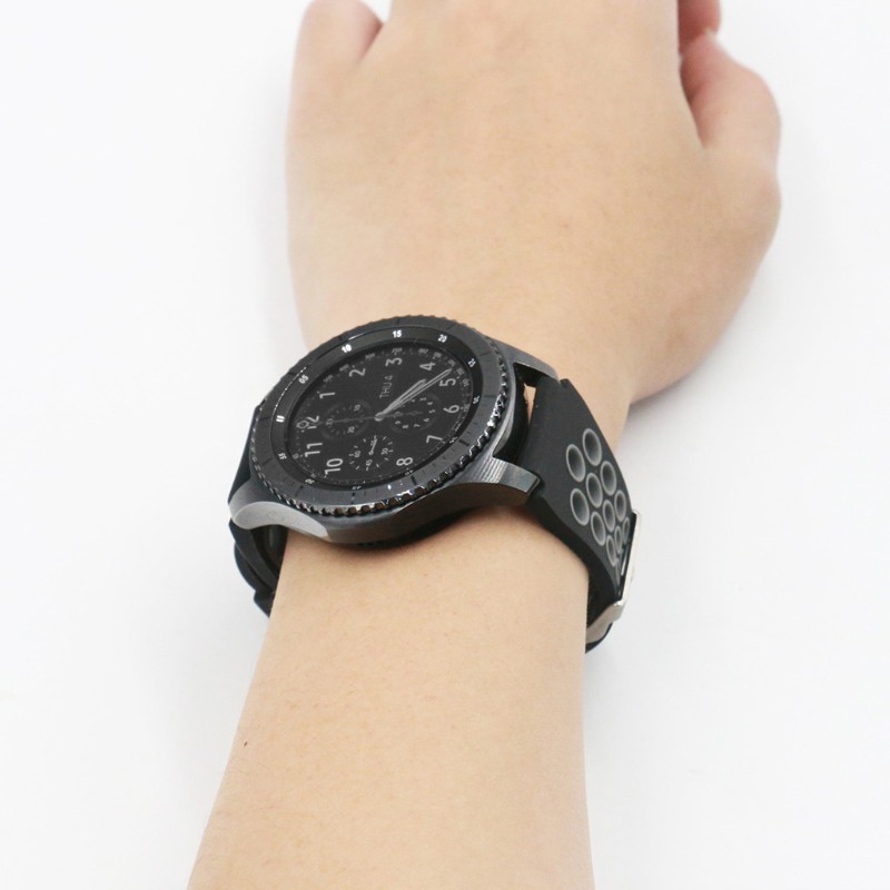 Dây đeo silicon cho đồng hồ thông minh Samsung Gear S3 Frontier sm-r760 / r770