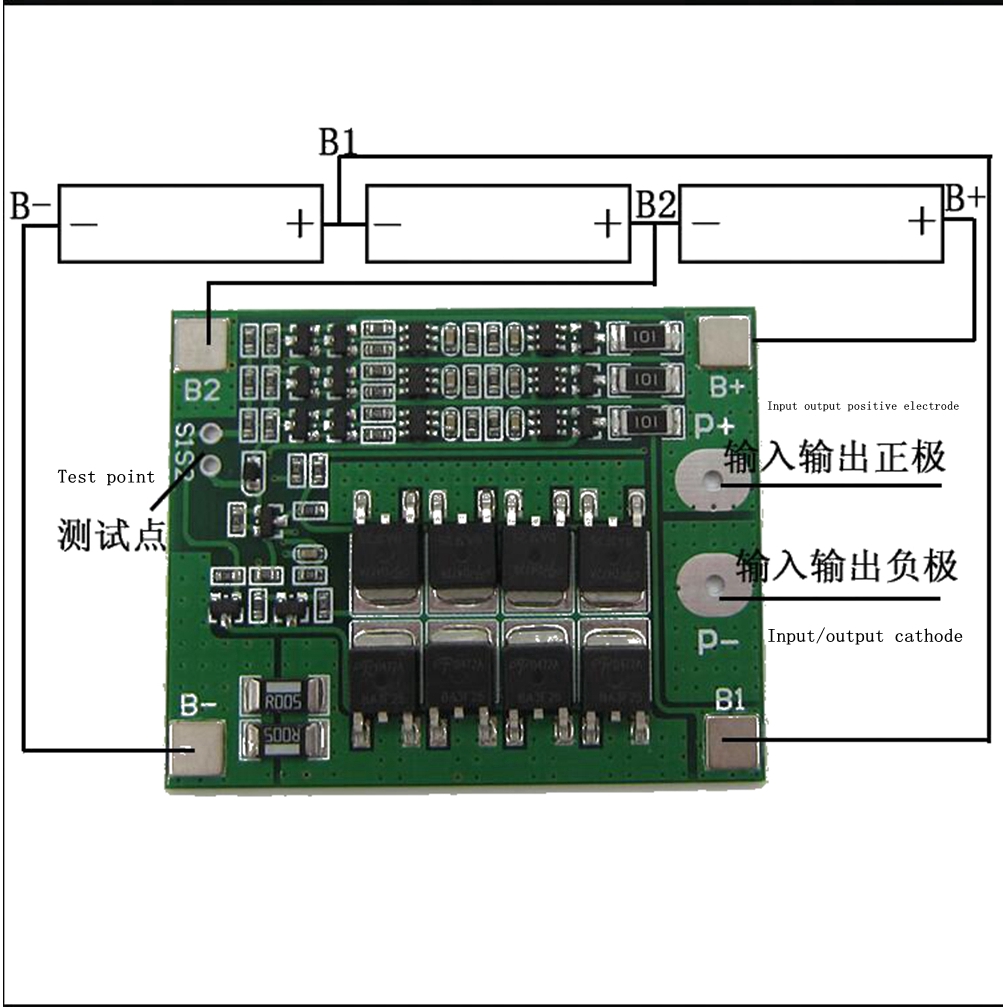 Bảng Mạch Bảo Vệ Pin Lithium 3s 25a Lithium Ion 18650 Bms | BigBuy360 - bigbuy360.vn