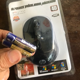 Chuột không dây hp (có tặng pin)