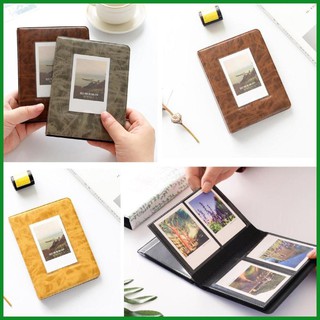 [ Album ảnh ] Album Ảnh Polaroid mini cỡ ảnh 6x9, để vừa 64 ảnh 6x9 bìa giả da, 3 màu sang trọng, có ảnh thật