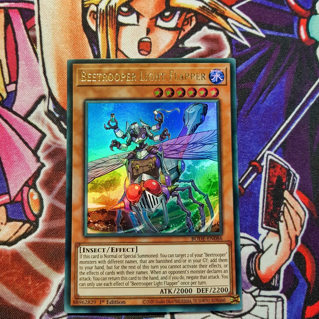Thẻ bài Yugioh chính hãng | Beetrooper Light Flapper | BODE Ultra Rare
