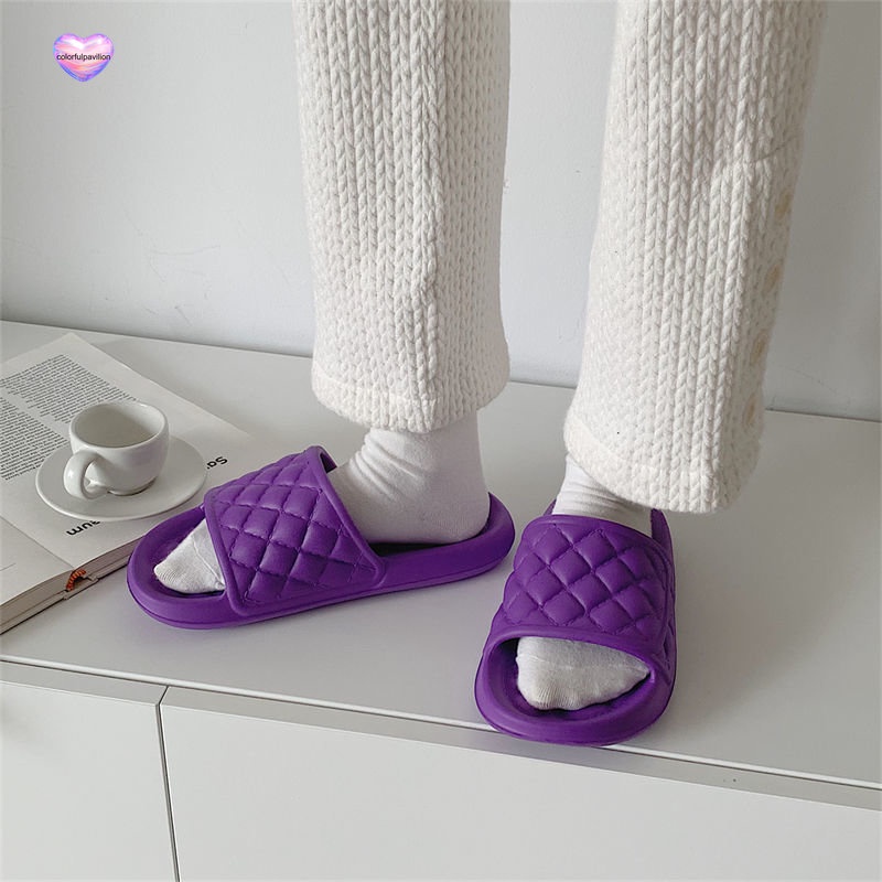 Dép Đi Trong Nhà Tắm Đế Mềm Chống Trượt Thời Trang Mùa Hè Dễ Thương Cho Cặp Đôi