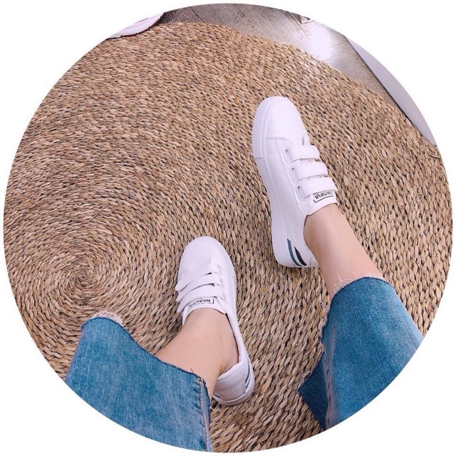 THỂ THAO DÁN GÓT KẺ XANH