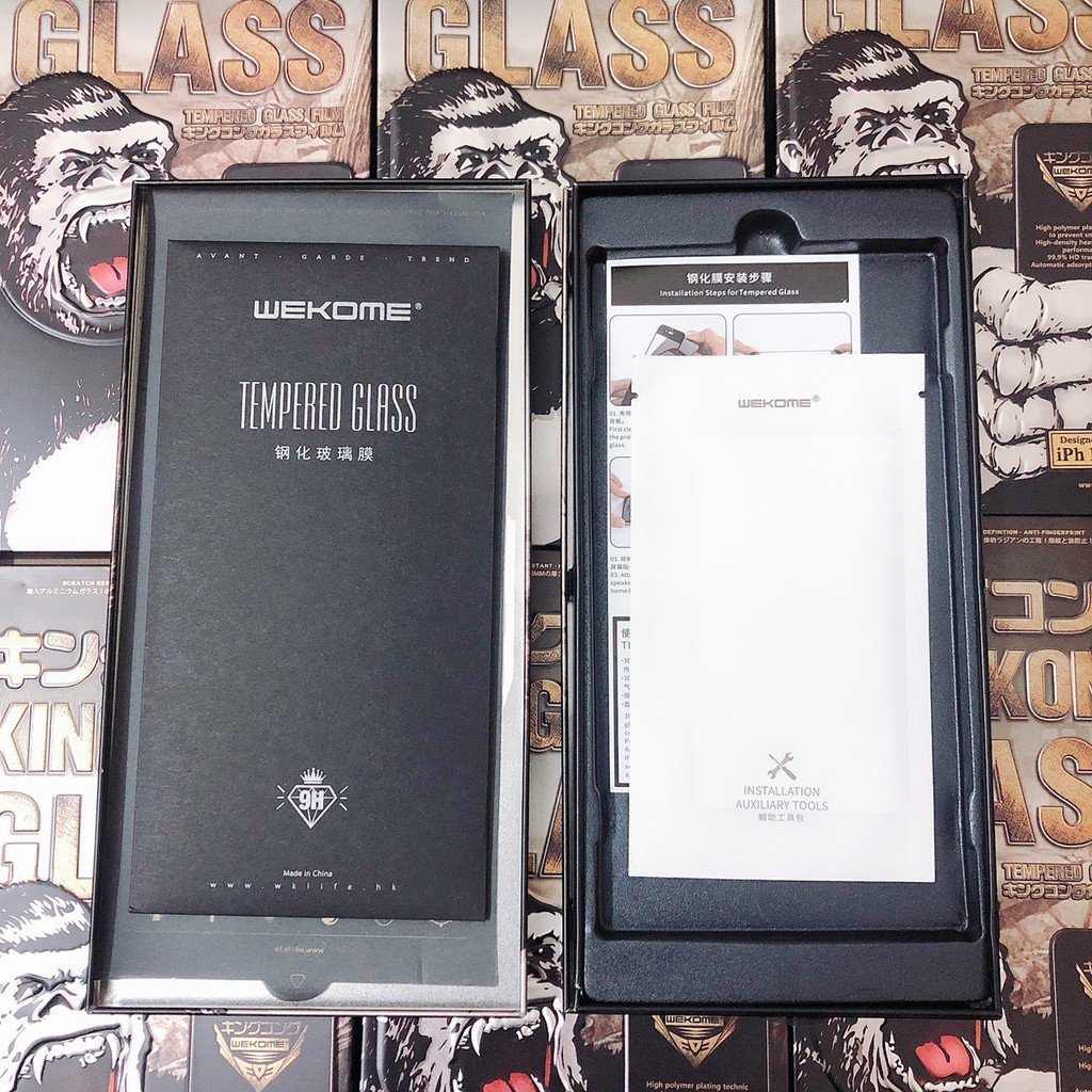 Kính cường lực kingkong cho iphone full màn 7p/8/8plus/x/xs/xs max//11 promax/ip12/13/14/pro/max/promax - Việt Linh