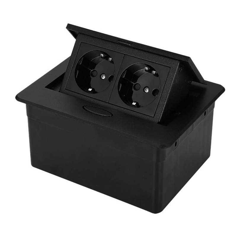 Ổ Cắm Điện Tiêu Chuẩn EU Kèm 2 Ổ Cắm Điện Ẩn Tiện Dụng