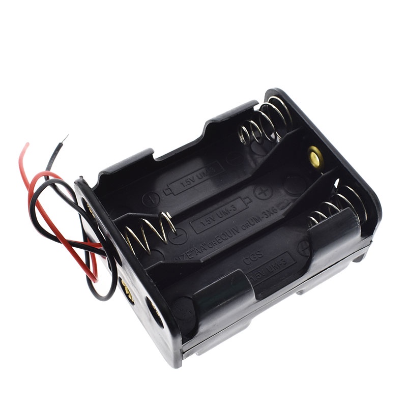 Hộp đựng pin AA loại 1 2 3 4 6 ngăn tùy chọn DIY tiện lợi