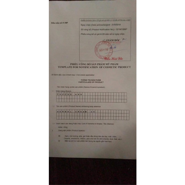 Kem face 3X Yody White Phương Anh chính hãng - Kem dưỡng trắng da ban ngày