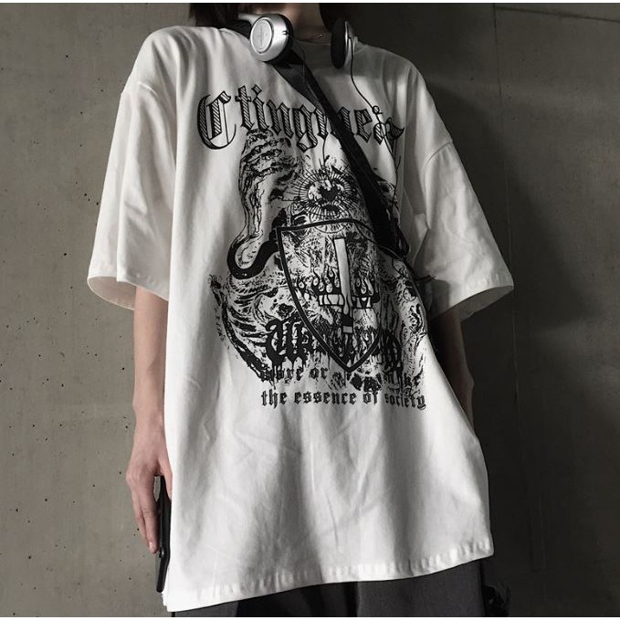 ÁO THUN, ÁO PHÔNG TAY LỠ UNISEX FORM RỘNG OVERSIZE ANIME M190