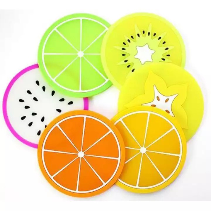 Set 5 miếng lót cốc hình hoa quả banbuongiagoc_92 | BigBuy360 - bigbuy360.vn