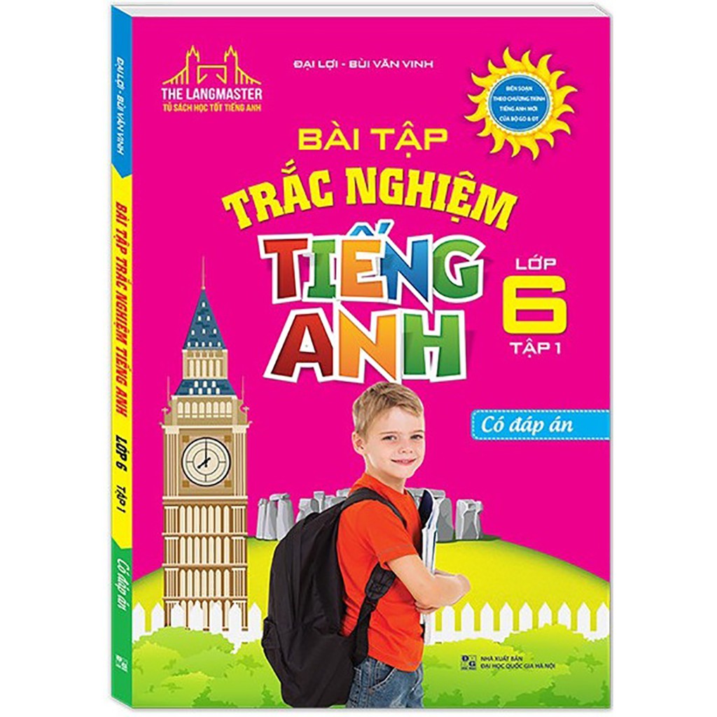 Sách - Bài tập trắc nghiệm tiếng Anh lớp 6 tập 1