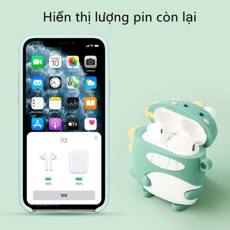 Tai nghe bluetooth không dây TWS i12 kèm vỏ bảo vệ | BigBuy360 - bigbuy360.vn