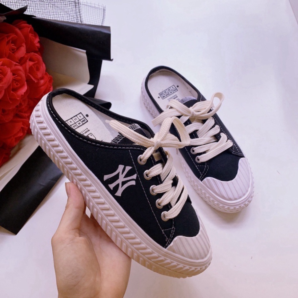 Sục nữ NY thể thao cao cấp full box - giày đạp gót nữ đẹp mũi tròn ulzzang độn đế trẻ trung năng động, giầy đẹp đi chơi | BigBuy360 - bigbuy360.vn