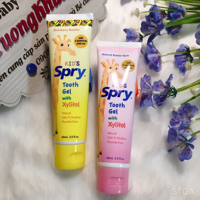 Kem đánh răng trẻ em Kid's Spry 60ml - Mỹ