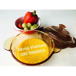 Nồi Ăn Dặm Thuỷ Tinh Visions VS-08 (0.8L) Phù hợp cho Bé  - Made in France -Phân phối bởi CTCP ABMA VN