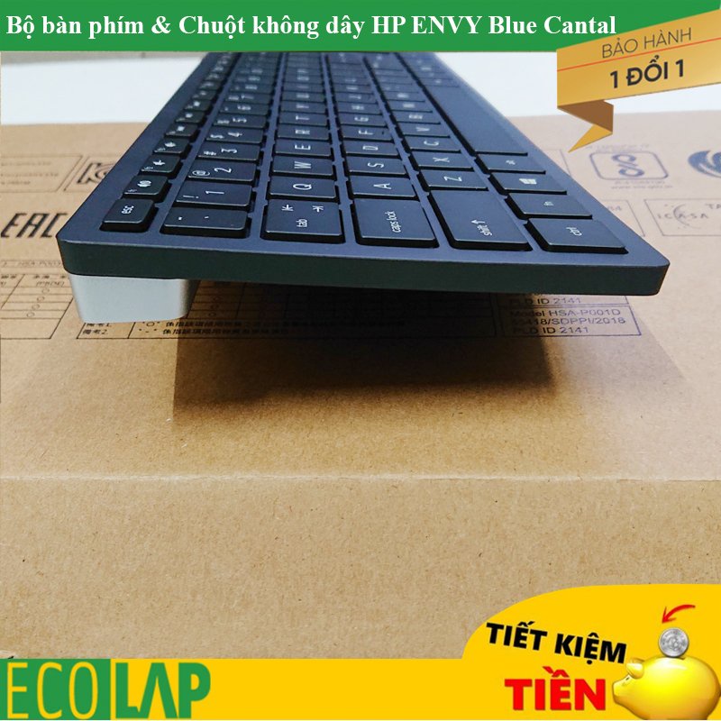 Bàn phím & Chuột không dây cao cấp HP ENVY Blue Cantal mới 100% + Tăng kèm pin xịn