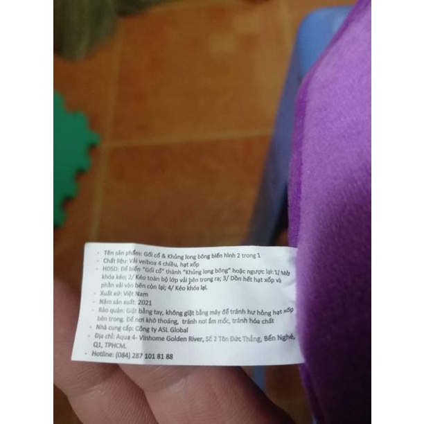 GỐI CỔ & KHỦNG LONG BIẾN HÌNH 2IN1 QUÀ TẶNG SỮA PEDIASURE