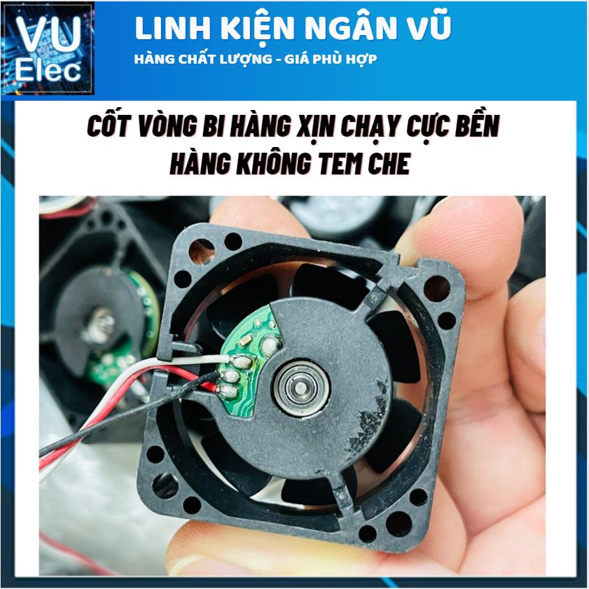 Quạt tản nhiệt 24V 4x4x2CM hàng NIDEC thanh lý mất tem