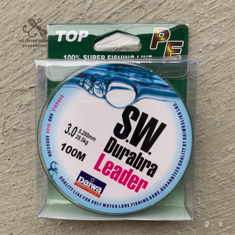 Dây Dù câu cá Siêu Bền Daiwa SW Durabra leader 100m dù cước câu cá