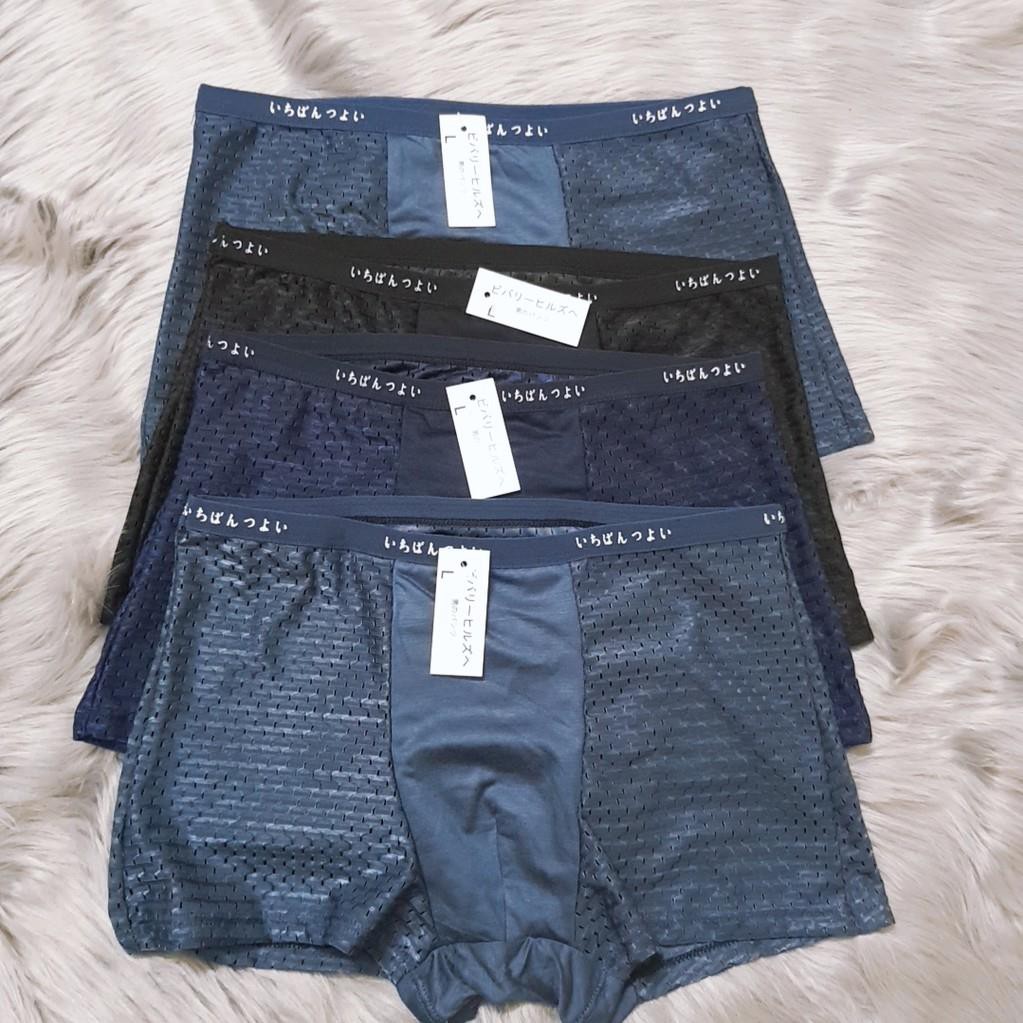 SET 4 QUẦN SỊP ĐÙI NAM THÔNG HƠI M J SIÊU HOT