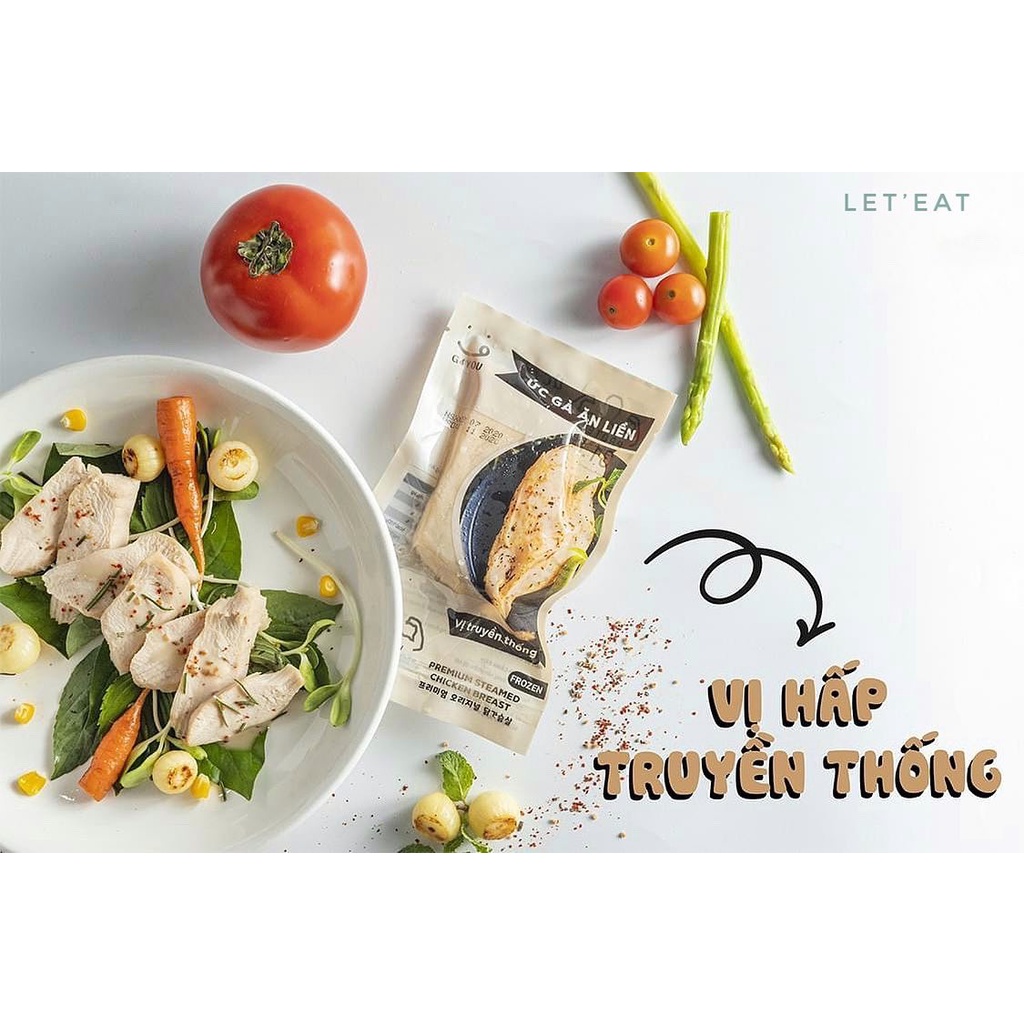 ỨC GÀ ĂN LIỀN EAT CLEAN 100%  100GR ( HÀNG ĐÔNG LẠNH CHỈ NHẬN SHIP NỘI THÀNH HÀ NỘI )