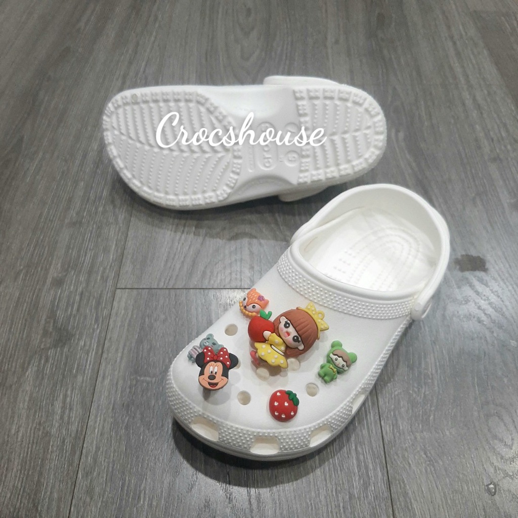 (Chính hãng) Dép sục crocs classic chính hãng nhiều màu nam nữ tặng kèm jibbitz, giày dép nam nữ - Crocs house