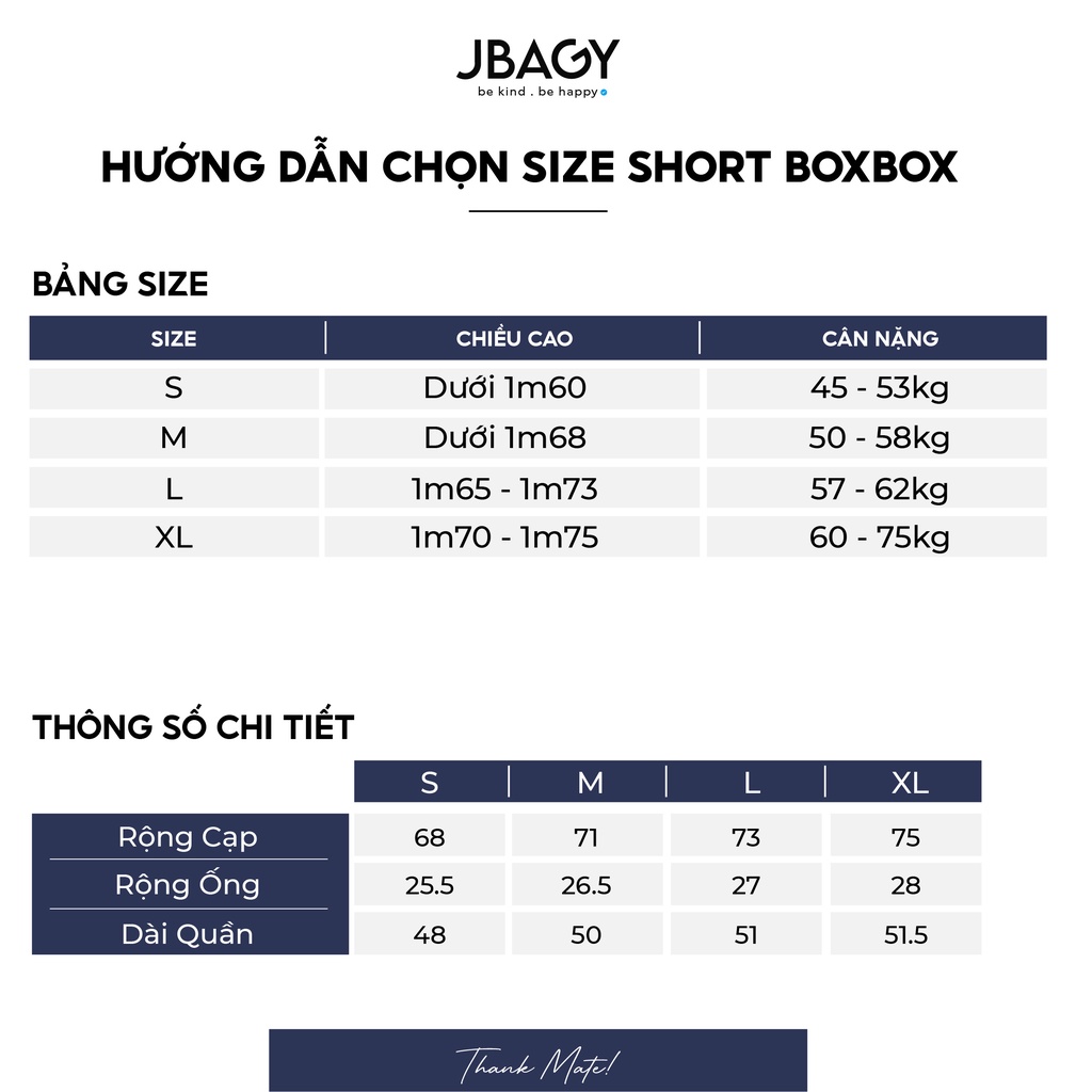 Quần short nam kaki 2 túi hộp BoxBox thiết kế trẻ trung cực năng động thương hiệu JBAGY - JN0104