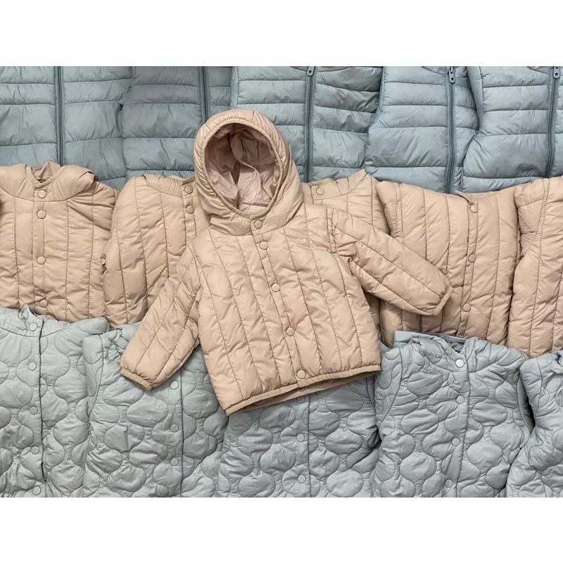 Áo phao siêu nhẹ bé trai bé gái du xịn