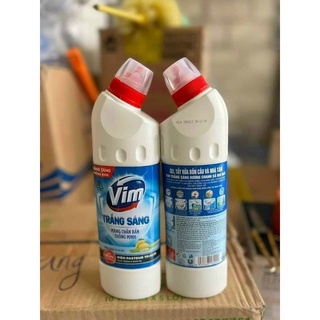 Combo 2 chai nước tẩy bồn cầu chanh sả vim 450ml chính hãng