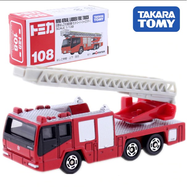 Xe cứu hỏa mô hình Tomica No.108 Morita Hino 636595 Fullbox Chính Hãng Takara Tomy - Victoys