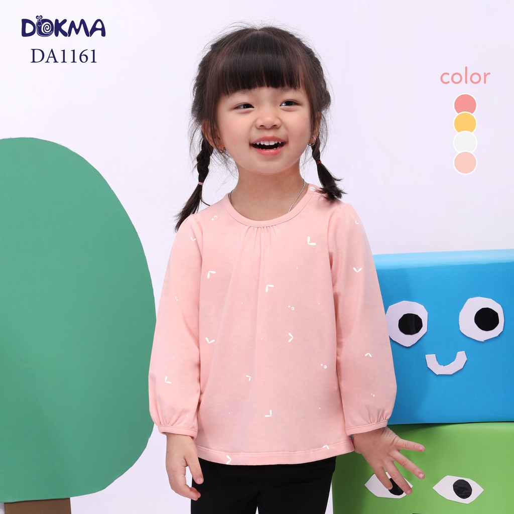 DA1161 Áo cài vai dài tay Dokma -