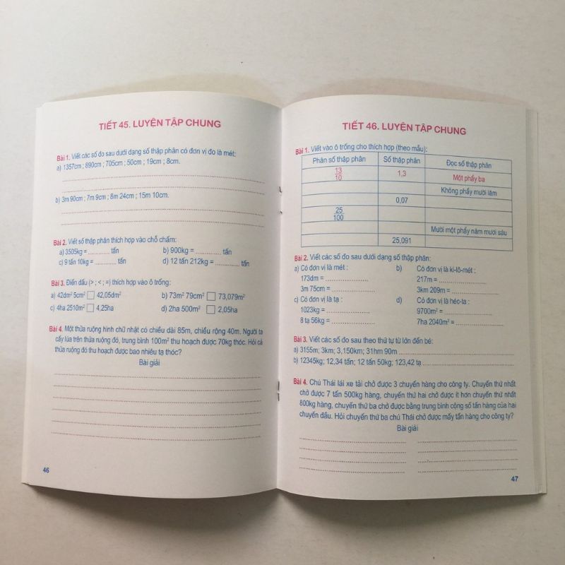 Sách - ComBo Vở Bài Tập Toán Nâng Cao Lớp 5 Tập 1 Lớp 5 Tập 2