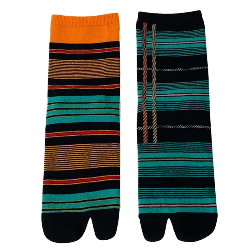 Xiangbao Vớ Xỏ Ngón 2 Ngón In Chấm Bi Trừu Tượng Phong Cách Nhật Bản Sanda