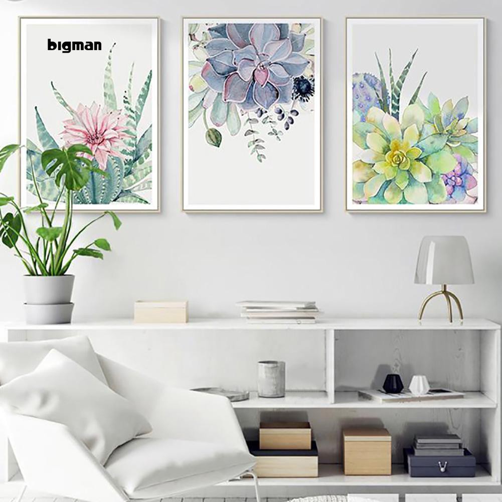 Tranh vải Canvas treo tường hình cây cối độc đáo