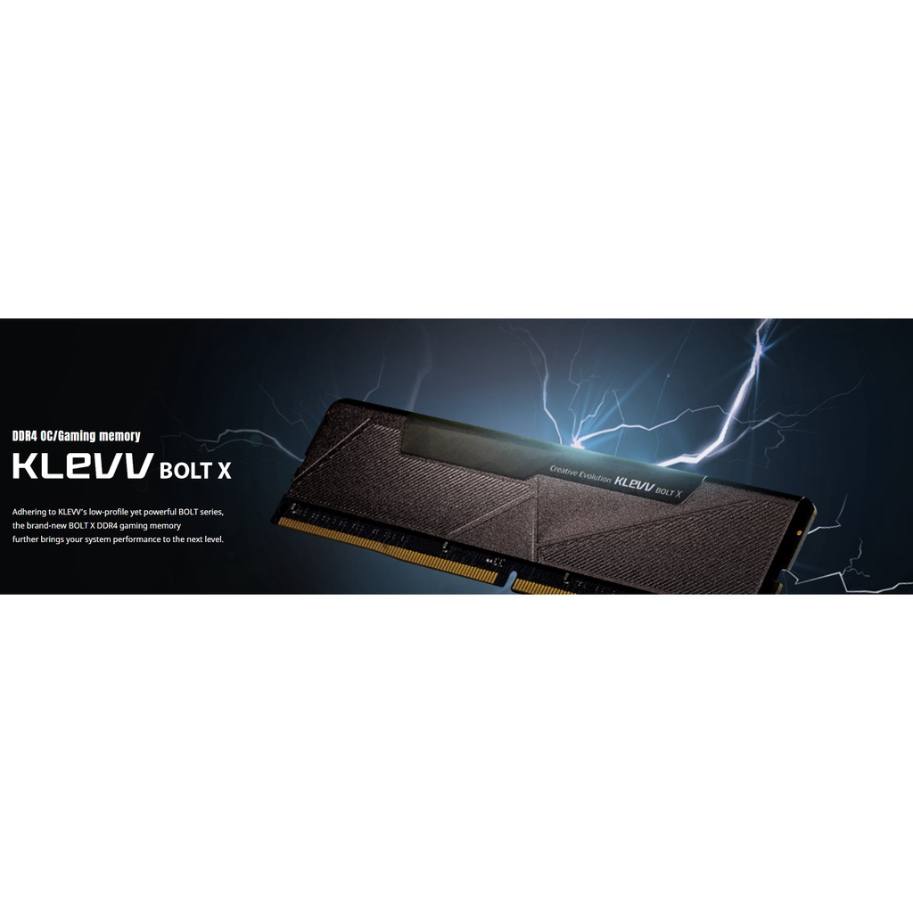 Bộ nhớ trong RAM DDR4 Klevv BOLT X Bus 3200 C16