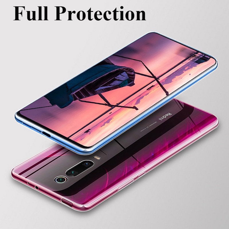 Ốp điện thoại silicon trong suốt cho Xiaomi Mi 9T 10T 11T 12T Pro 11 Lite Poco F2 F3 M3 M4 X3 X4 X5 Redmi Note 7 8 9 9S 10 10S 11 11S 12 12S 9A 9C 10C