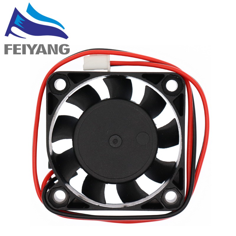 Quạt Tản Nhiệt Không Chổi Than 4010 40x40X10 5010mm 50x50x10 2Pin DC 12V Cho Máy In 3D