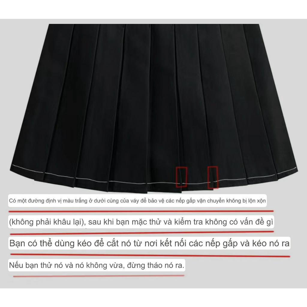 Set Áo Sơ Mi + Váy Học Sinh Nhật Ulzaang Japan